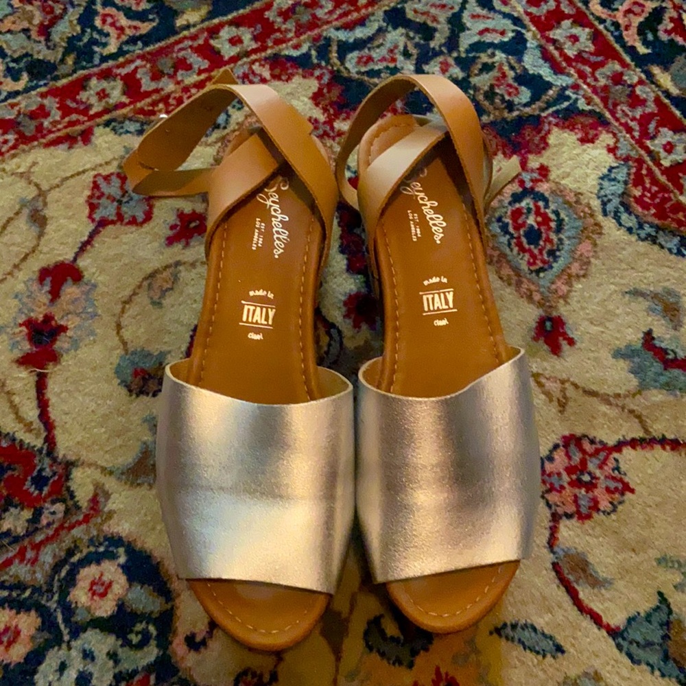 Seychelles Forward Wedge Platforms in Silver
